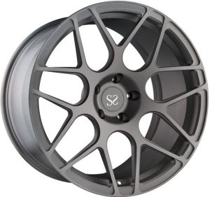 17 tot 22 inch Y style spaken 1 stuk mat zwart gesmede wielen
