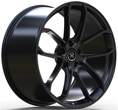 Porsche Cayenne Satin Black aangepaste velgen 22x10 en 22x11.5