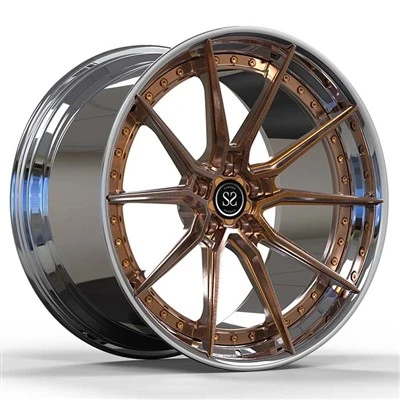 Aangepaste brons gepolijste 20x9,5 en 20x10.5 2 Stuks gesmede wielen voor 2001 jaar E39 M5