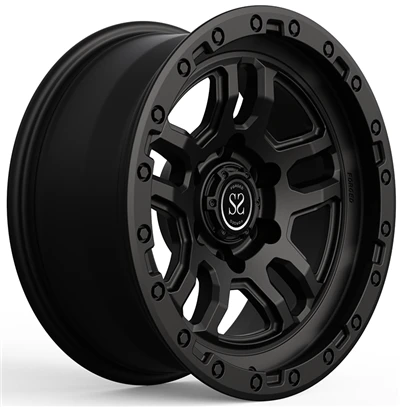 6x 139.7 4 x4 Gesmeed wielen 20x9.0 Satijn zwart voor universele auto's