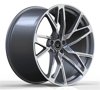 Audi E-Tron GT autovelgen 22x10/11.5 1-PC Custom Gun Metal Machinaal bewerkte voorkant