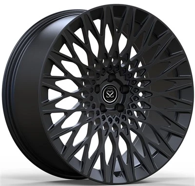 Zwart multi-spaakafstemming, aangepaste 1-PC-gesmede velgen voor Range-Rover Sport
