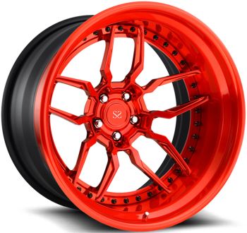 Rode 20 inch 1-PC gesmede lichtmetalen velgen voor Nissan GTR