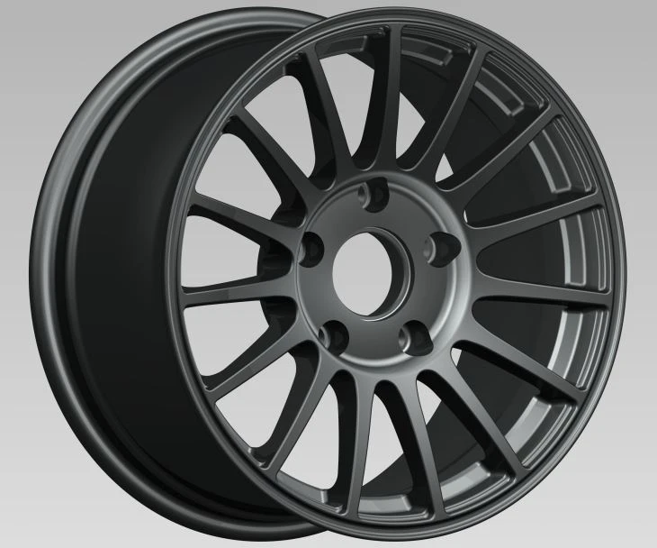 18 inch monoblock gesmeed wiel zwart schilderij voor Niva