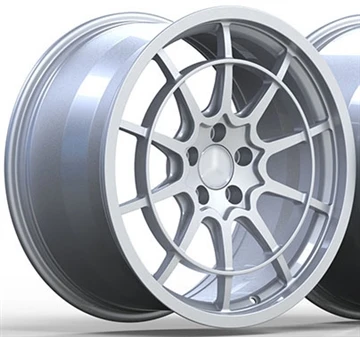 Nieuwe stijl zilveren op maat gesmede monoblok velgen voor Mercedes Benz C43