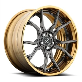 20 inch aangepast 2-delig monoblock gesmeed wiel voor Mustang