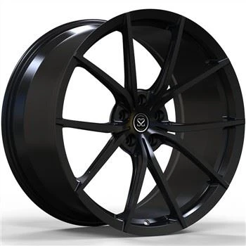 Alfa Romeo Giulia 20x9.5 en 20x11 custom glanzend zwart gesmede monoblock velgen 5x110 boutpatroon