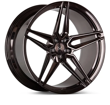 18-22 inch diepe concave velg 5*130 5*150 heldere 2-delige gesmede lichtmetal...